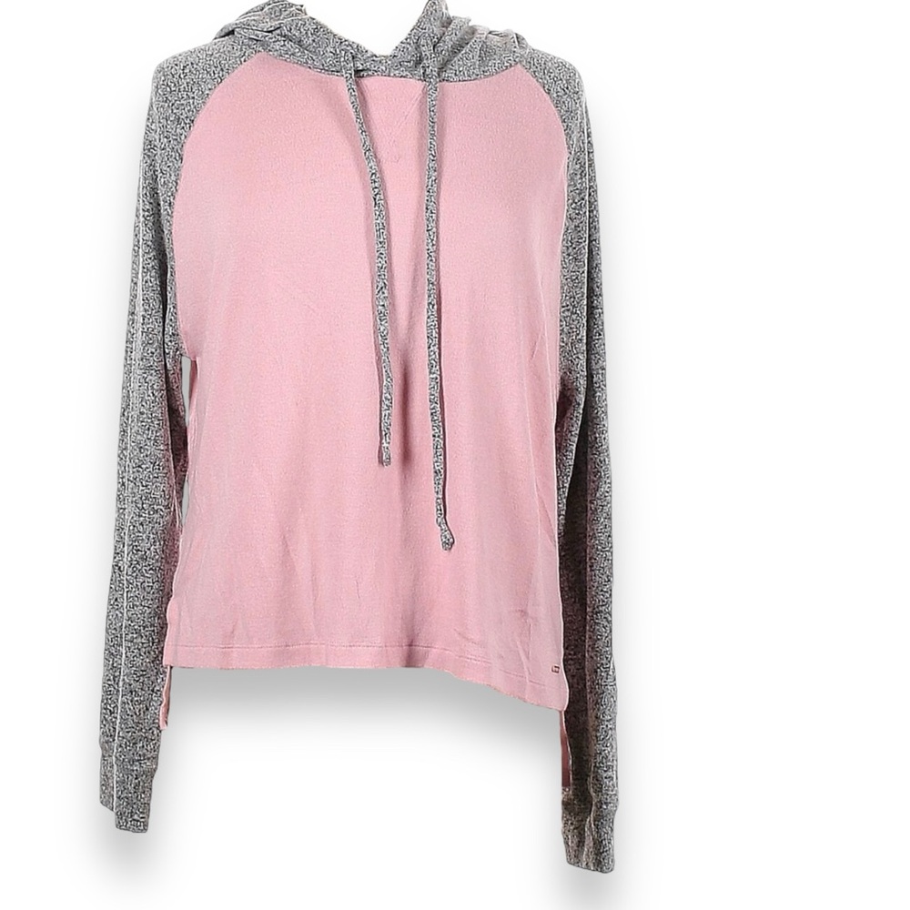 Victoria’s Secret PINK Blush Pink & Gray Hoodie – Size Medium